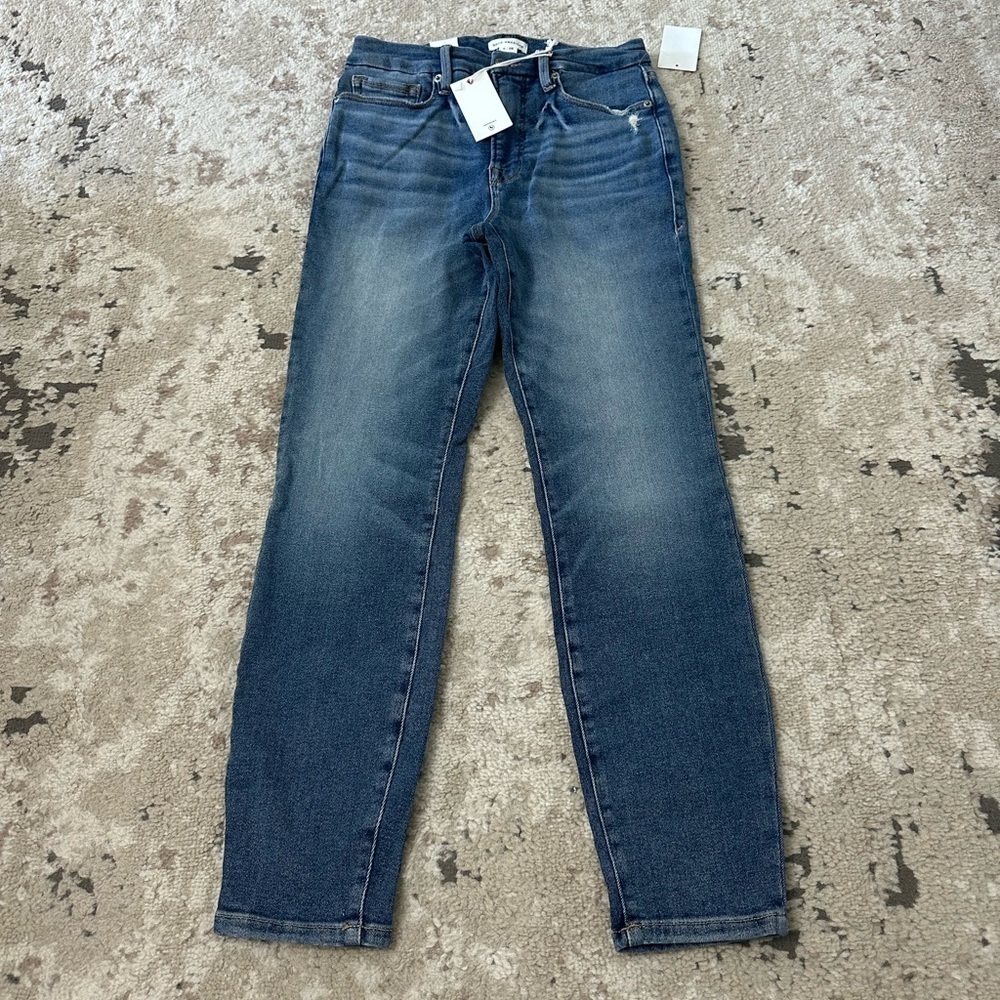 Good American Crop Skinny Jeans Size 6 NWT